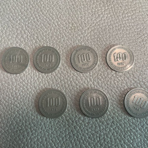 71년-80년 100원 주화 / 개당