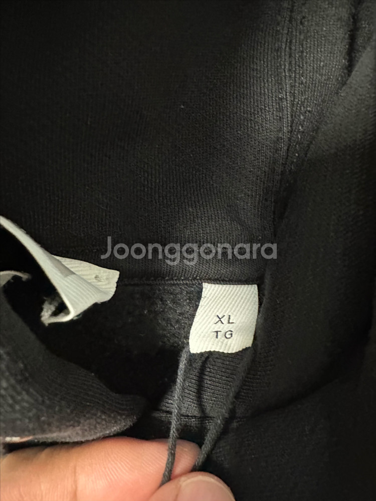 XL) 버버리 후드 레터링 로고--4