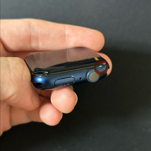 애플워치6 44mm블루 GPS 알루미늄