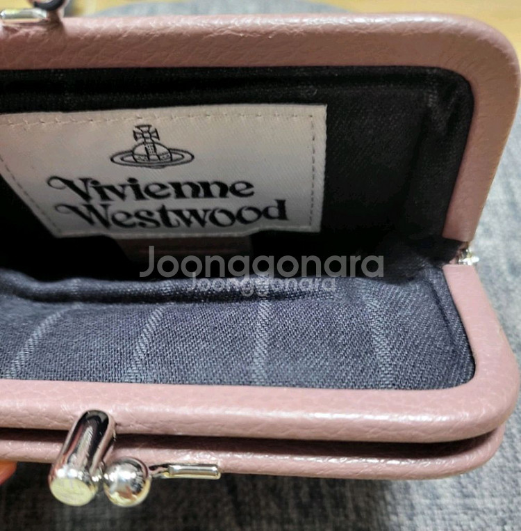 비비안웨스트우드 조르단 더블 프레임 지갑(마지막 가격)--2
