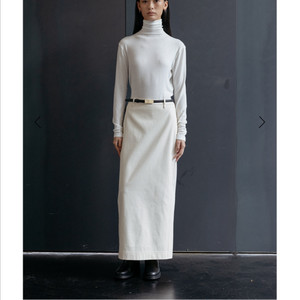 르917 COTTON STRAIGHT SKIRT 36