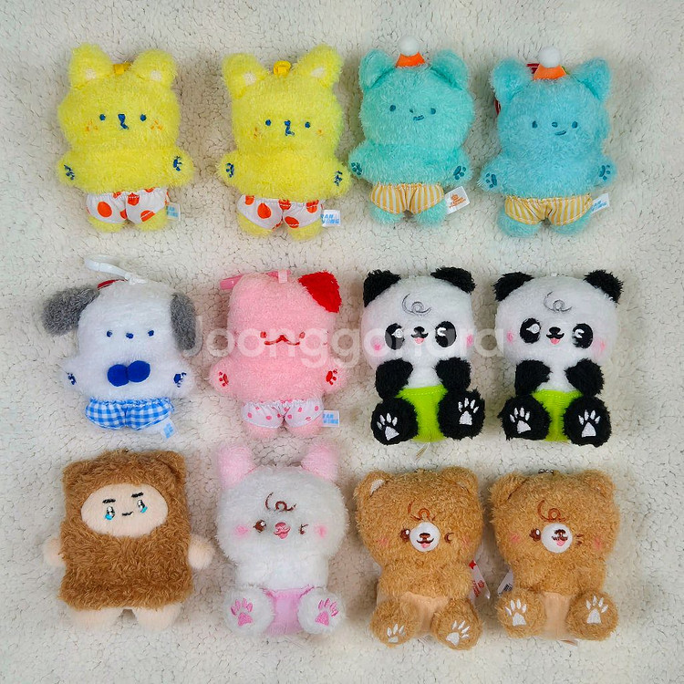 고양이 곰 강아지 판다 팬더 토끼 인형 가방고리 키링--0