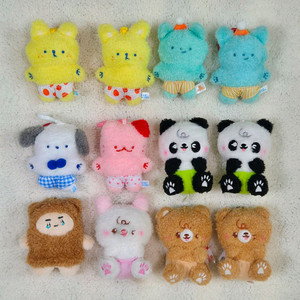 고양이 곰 강아지 판다 팬더 토끼 인형 가방고리 키링