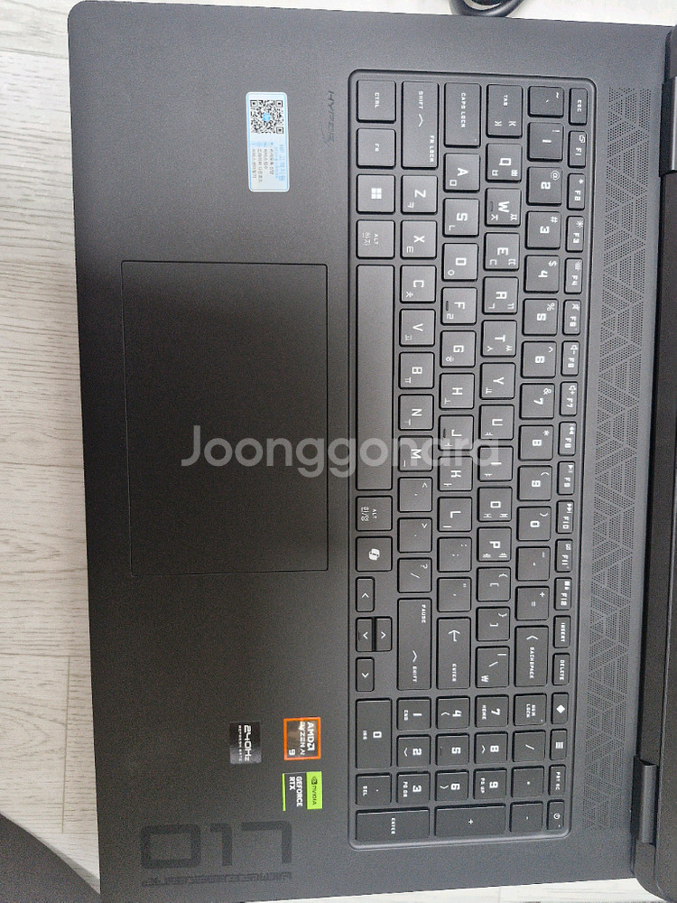 HP 오멘17 라이젠ai9 rtx5070 32g 팝니다--4