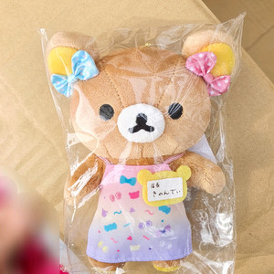 리락쿠마 점장 하라주쿠 한정 마스코트 갸루 인형 키링