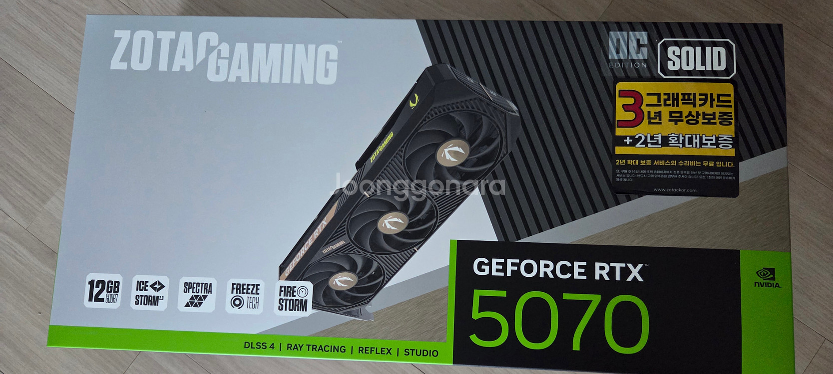 ZOTAC RTX 5070 SOLID OC 미개봉--0