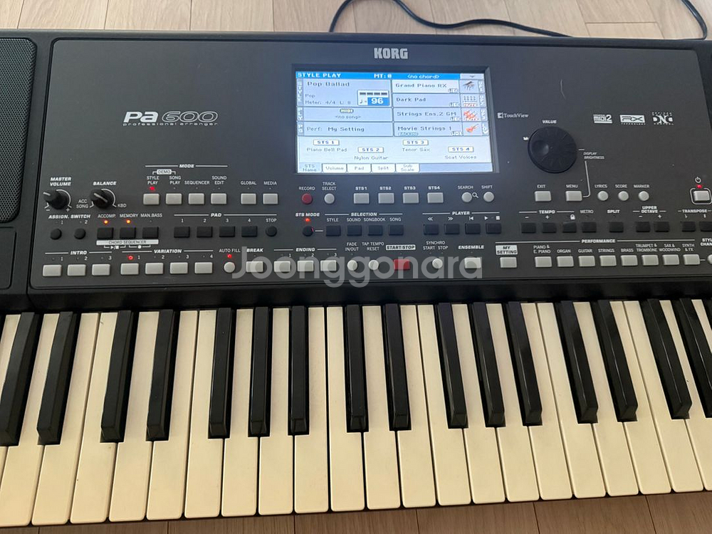 KORG pa600 61건반 키보드 피아노--2