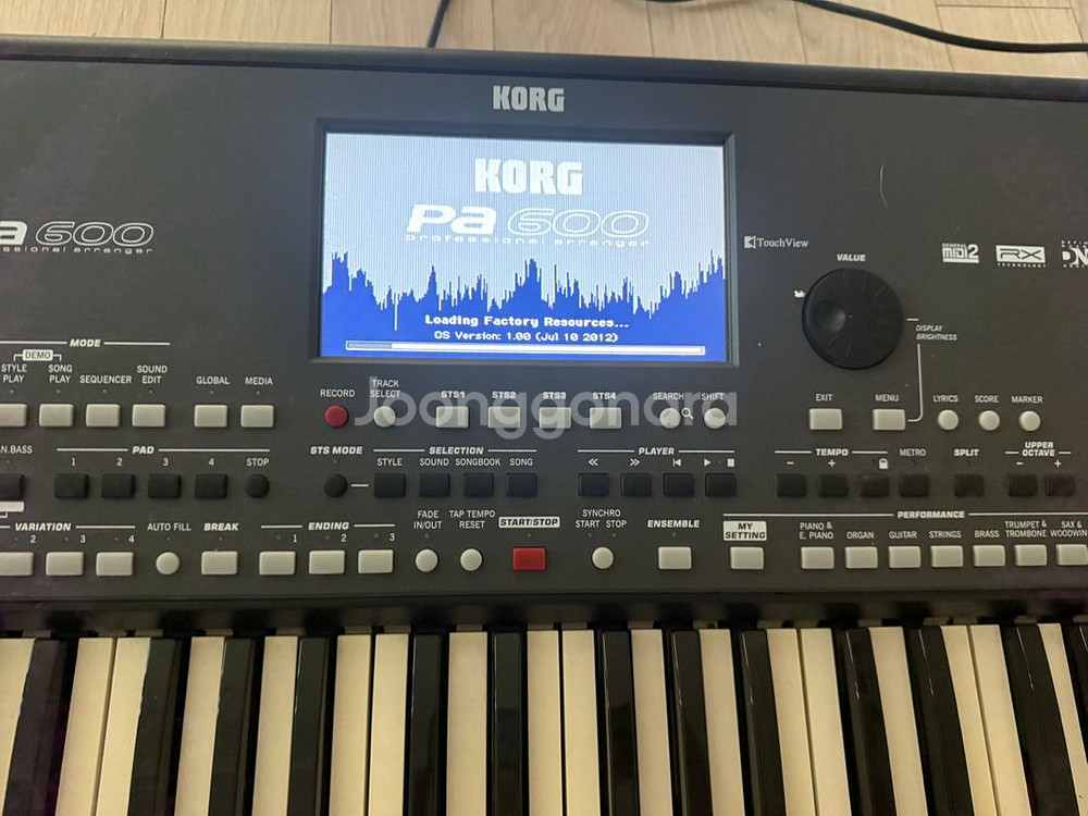 KORG pa600 61건반 키보드 피아노--1