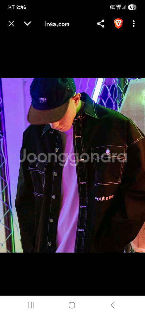 twn 스티치 셔츠자켓 L--5