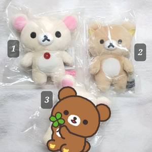 리락쿠마 코리락쿠마 기본 마스코트 봉제인형 키링 키홀더
