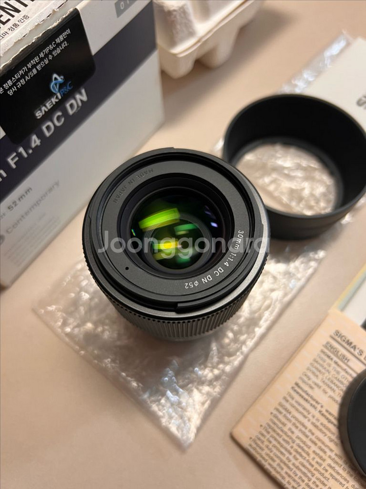 시그마 30mm 1.4 마이크로포서드 마포 마운트--1