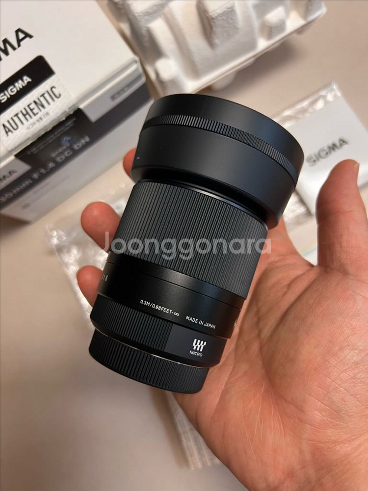 시그마 30mm 1.4 마이크로포서드 마포 마운트--4