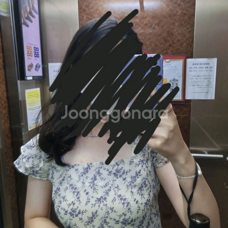 플라워 쉬폰 원피스--3