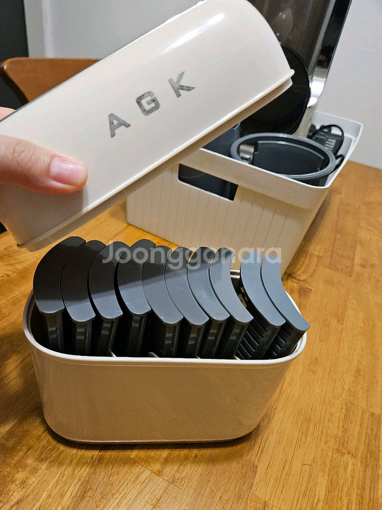 AGK 스빙마스터 오토슬라이서 전동채칼--2