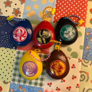 고전 원피스 보이스 키링 사운드 드롭 에그 피규어