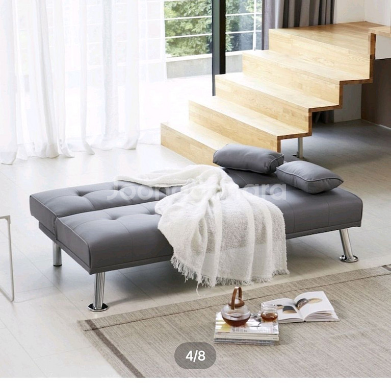 3인용 소파베드 새상품 (그레이)--1