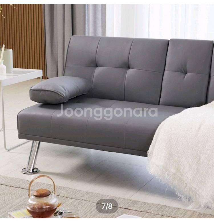 3인용 소파베드 새상품 (그레이)--3