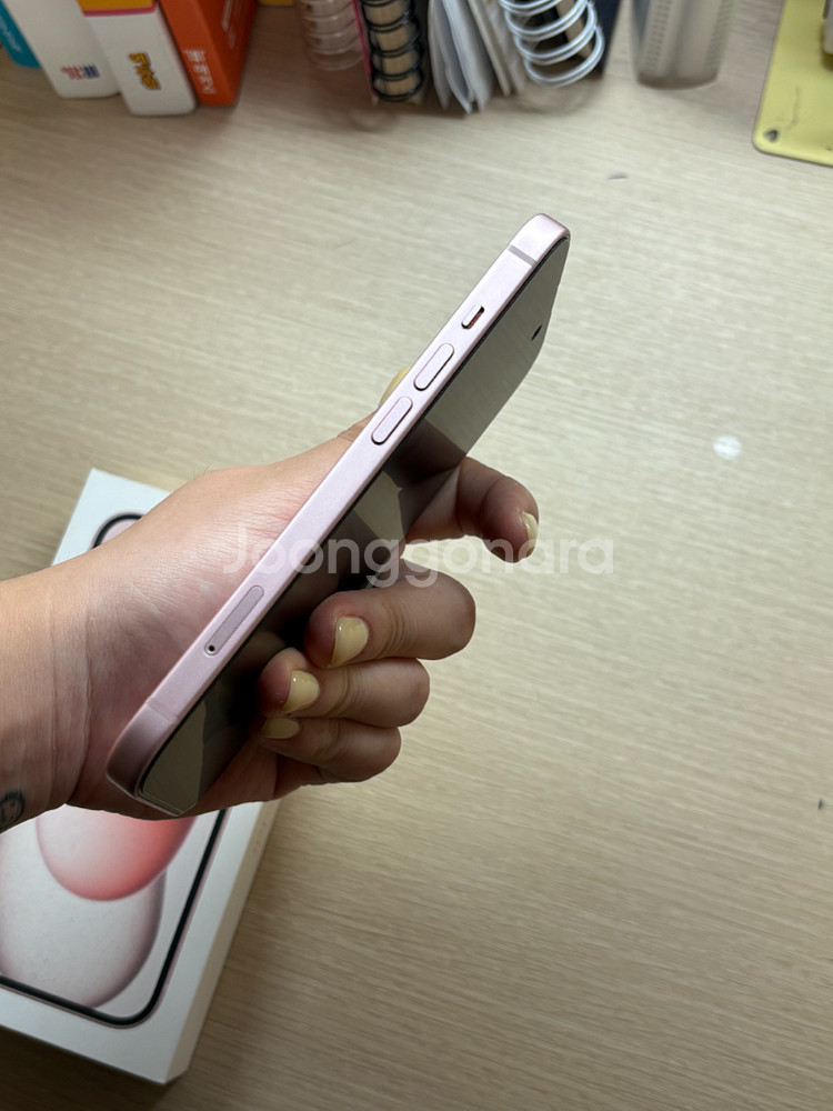 아이폰 15 핑크 128GB--4