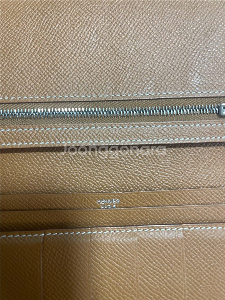 에르메스 베안 장지갑 팝니다--3