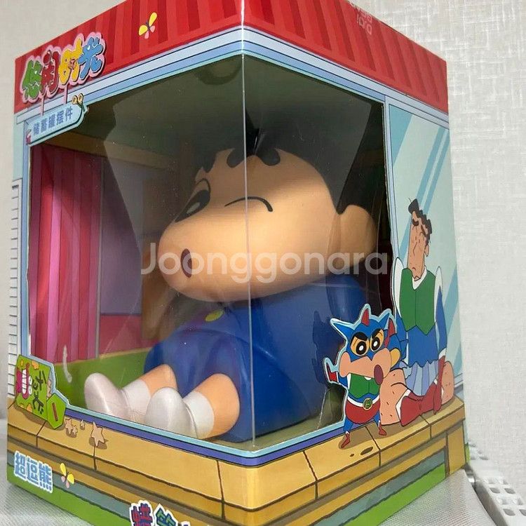 짱구 대형 피규어 휴대폰 거치대 저금통--1
