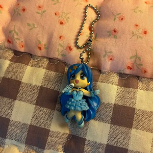 고전 피치피치핏치 음파 고전미소녀 피규어 키링