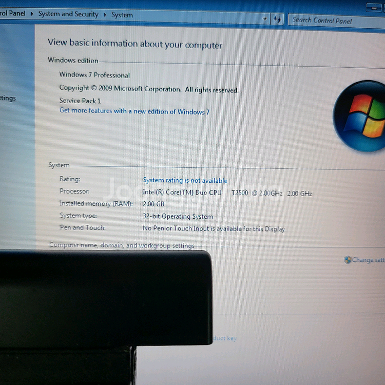 레노버 ibm thinkpad t60 t2500 부품용--2