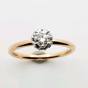 우신3부다이아 콤비반지(12호, 화이트,핑크)