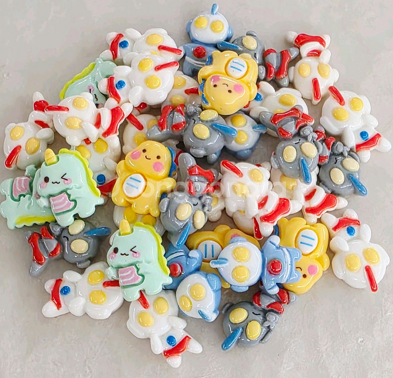 파츠 짱구네 액션가면과 공룡 5종 37개 일괄--0