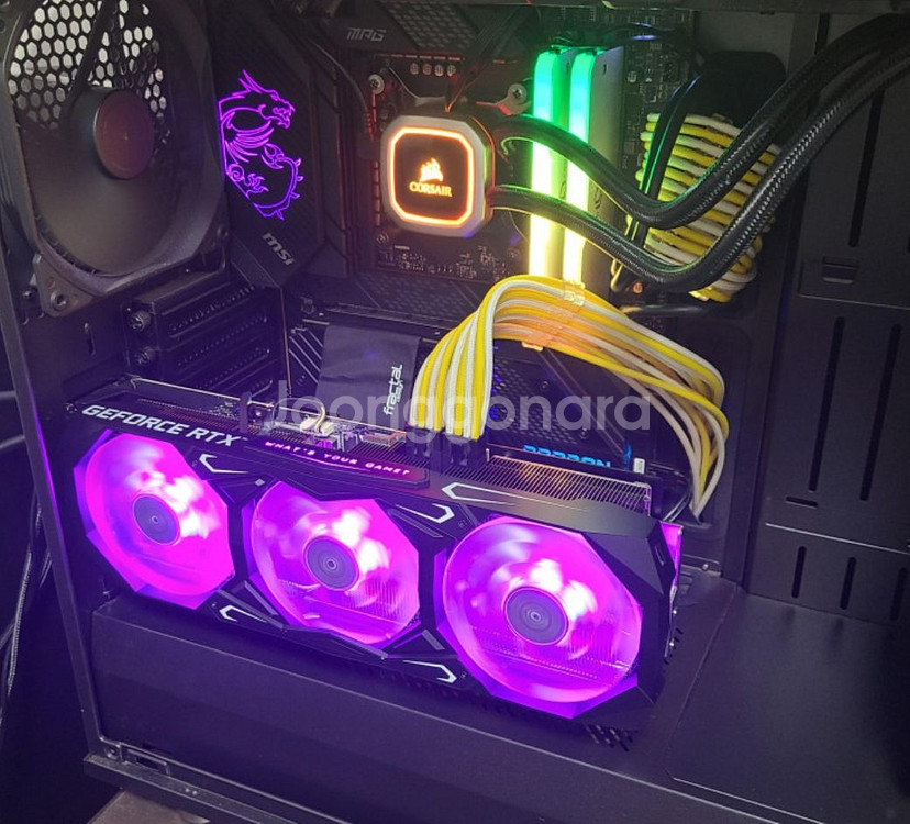 GALAX 갤럭시 3080TI SG 블랙4팬 그래픽카드--3