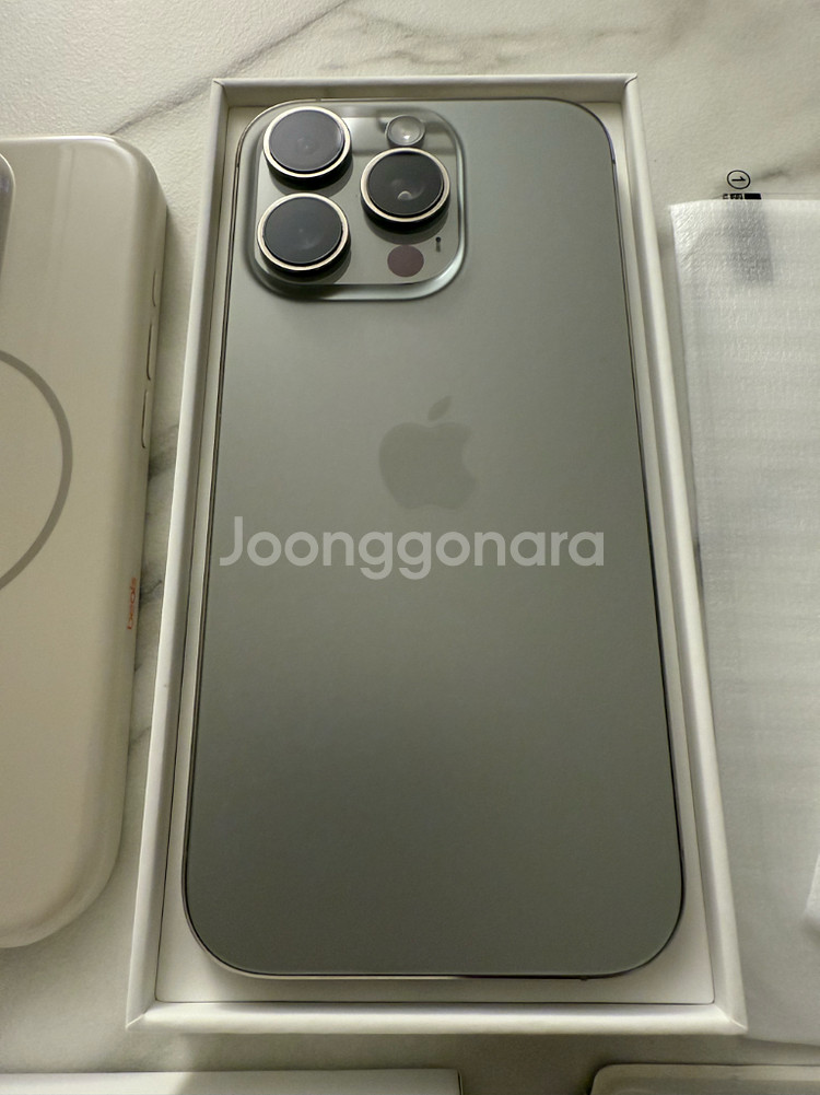 (새제품동일)아이폰16프로 512G 네추럴티타늄--1