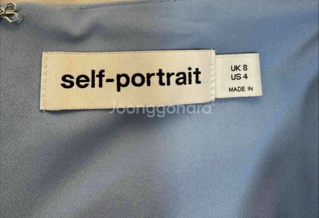 Self-Portrait 셀프포트레이트 블루 드레스 U--5