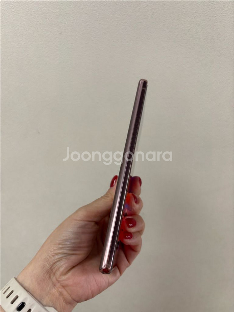 (부산중고폰)노트20 브론즈 256기가 공기계 판매해요--3