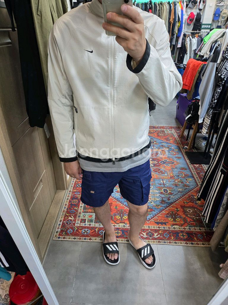 나이키 올드스쿨 골프 투웨이 집업 자켓 L--6