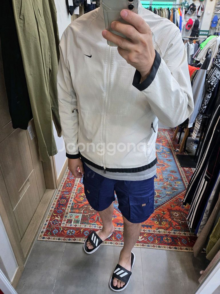 나이키 올드스쿨 골프 투웨이 집업 자켓 L--7