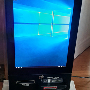 하나시스키오스크 K-220D 탁상용키오스크 카드전