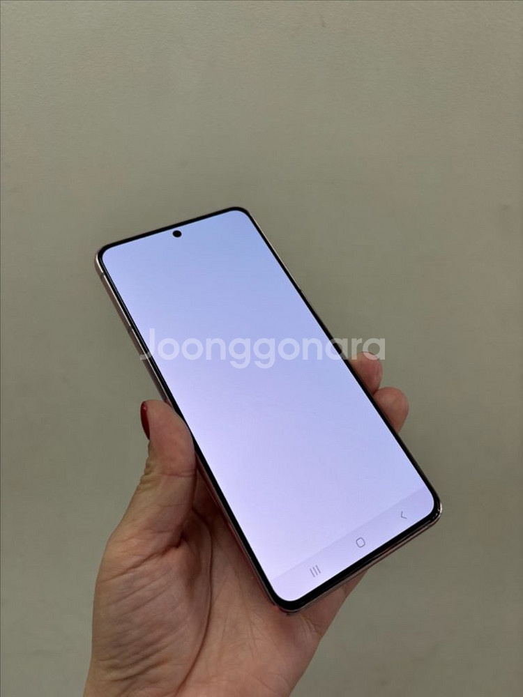 (부산중고폰)갤럭시s21 핑크 256g상태최상 판매해요--6