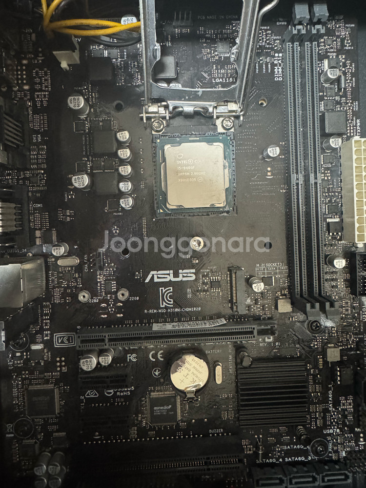 i5 9400f h310보드 사제공랭 쿨러 포함--1