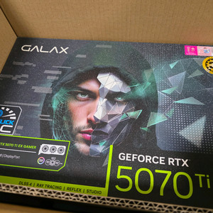 RTX5070Ti 갤럭시 OC 새상품 팝니다