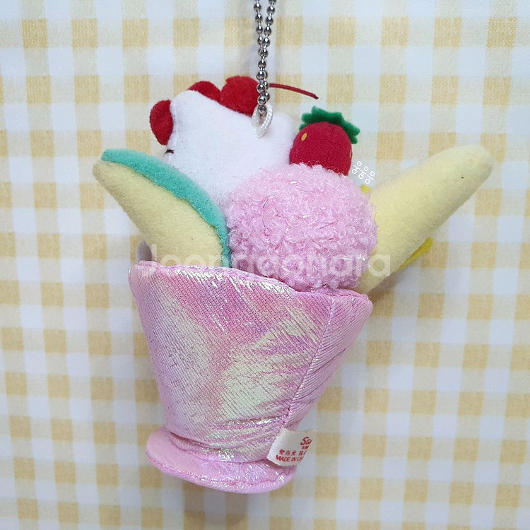 (4일까지할인판매)파르페 고전 키티 인형 키링 스트랩--1