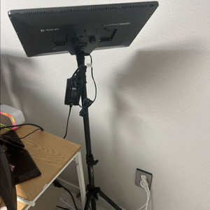 룩스패드 K63H 스탠드 촬영조명