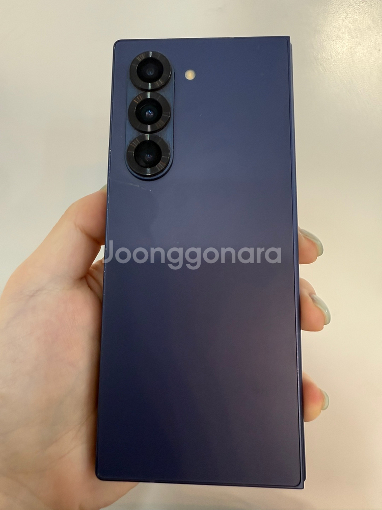 보증O)갤럭시Z폴드6 256GB 네이비 Y1015--0