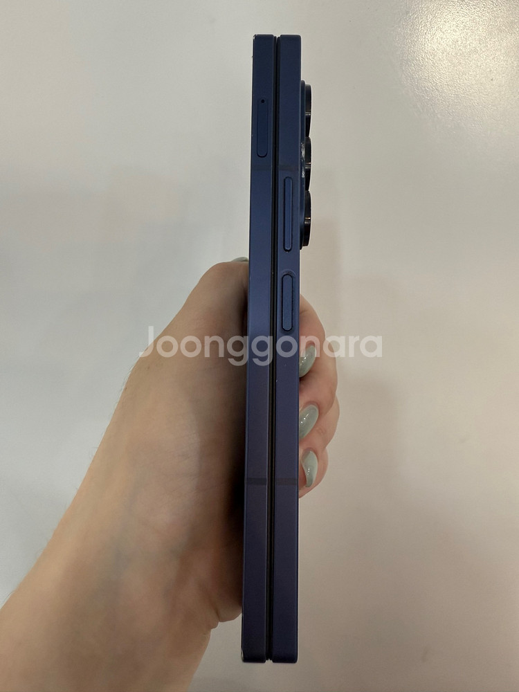 보증O)갤럭시Z폴드6 256GB 네이비 Y1015--5