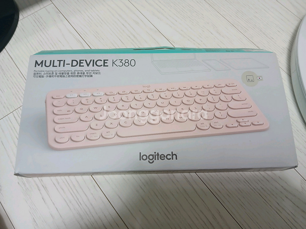 로지텍 k380 핑크--0