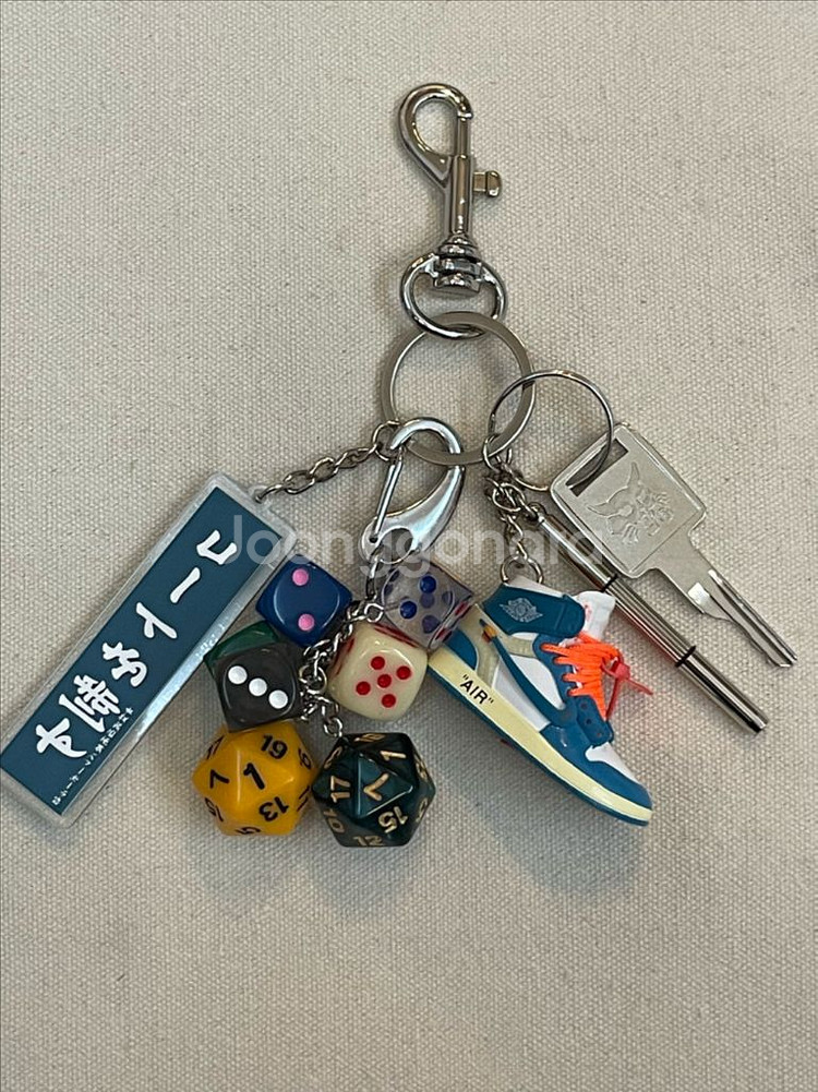 Gamers Luck Dice Keyring--1
