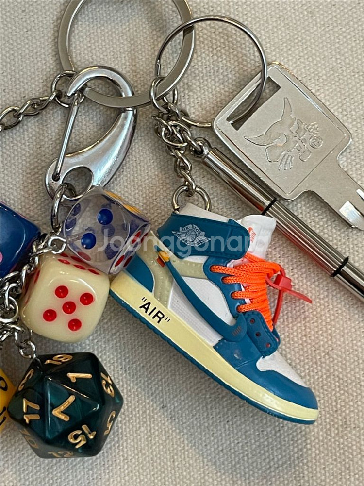 Gamers Luck Dice Keyring--3