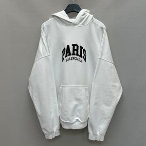 발렌시아가 시티즈 파리스 로고 오버사이즈 후드티 ( 4
