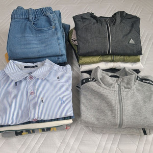 남아 140~145 가을옷 일괄(헤지스 소이 폴햄 등)