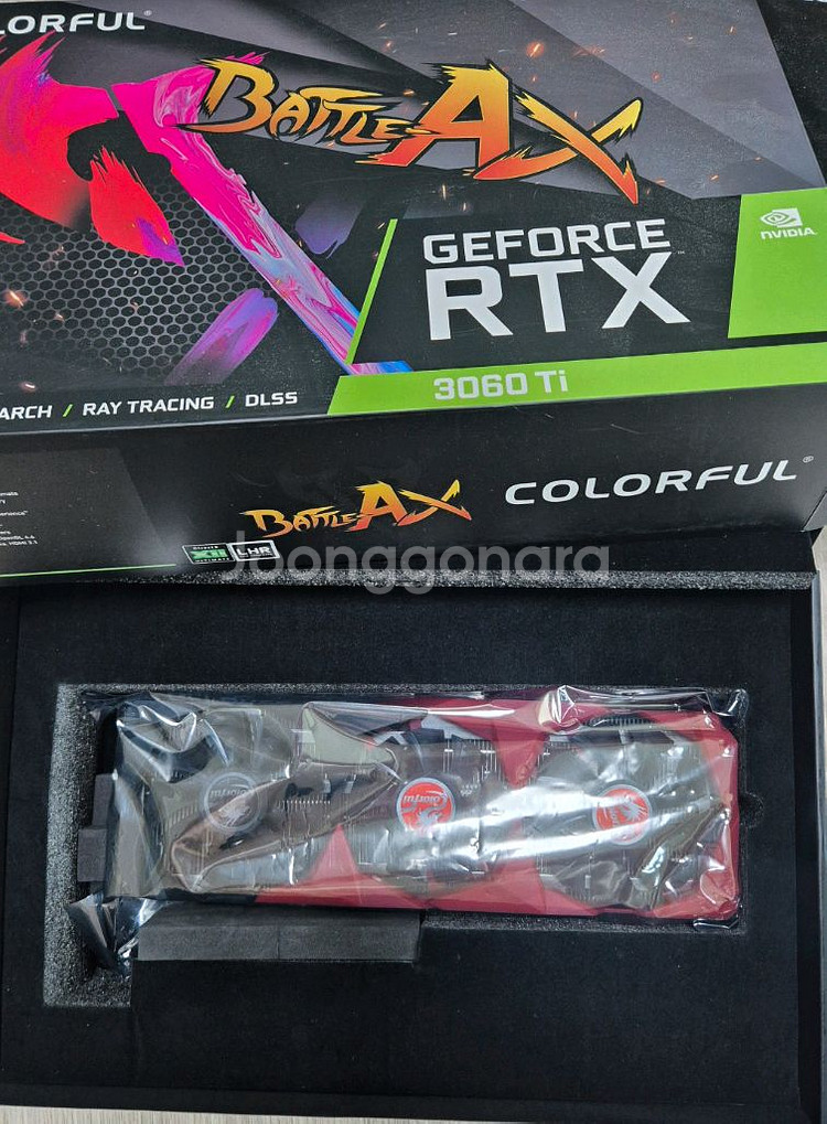 컬러풀 RTX 3060TI 27만 택포--0