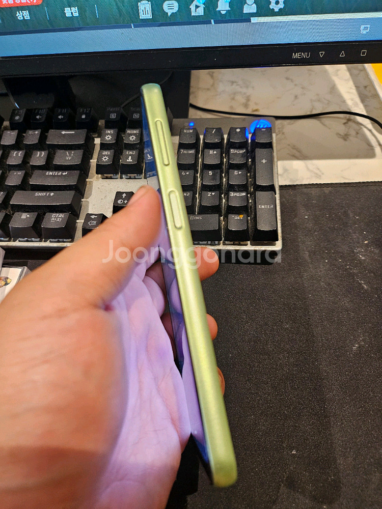 갤럭시 a24 그린 128g 팝니다--3