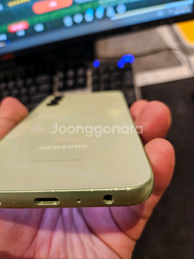 갤럭시 a24 그린 128g 팝니다--6